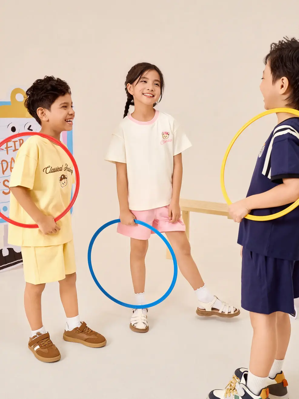 Bộ Đồ Chú gấu classic - Hồng 037 - 104