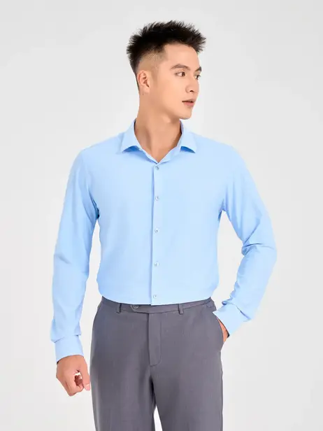 Sơ Mi Tay Dài Nam Knit