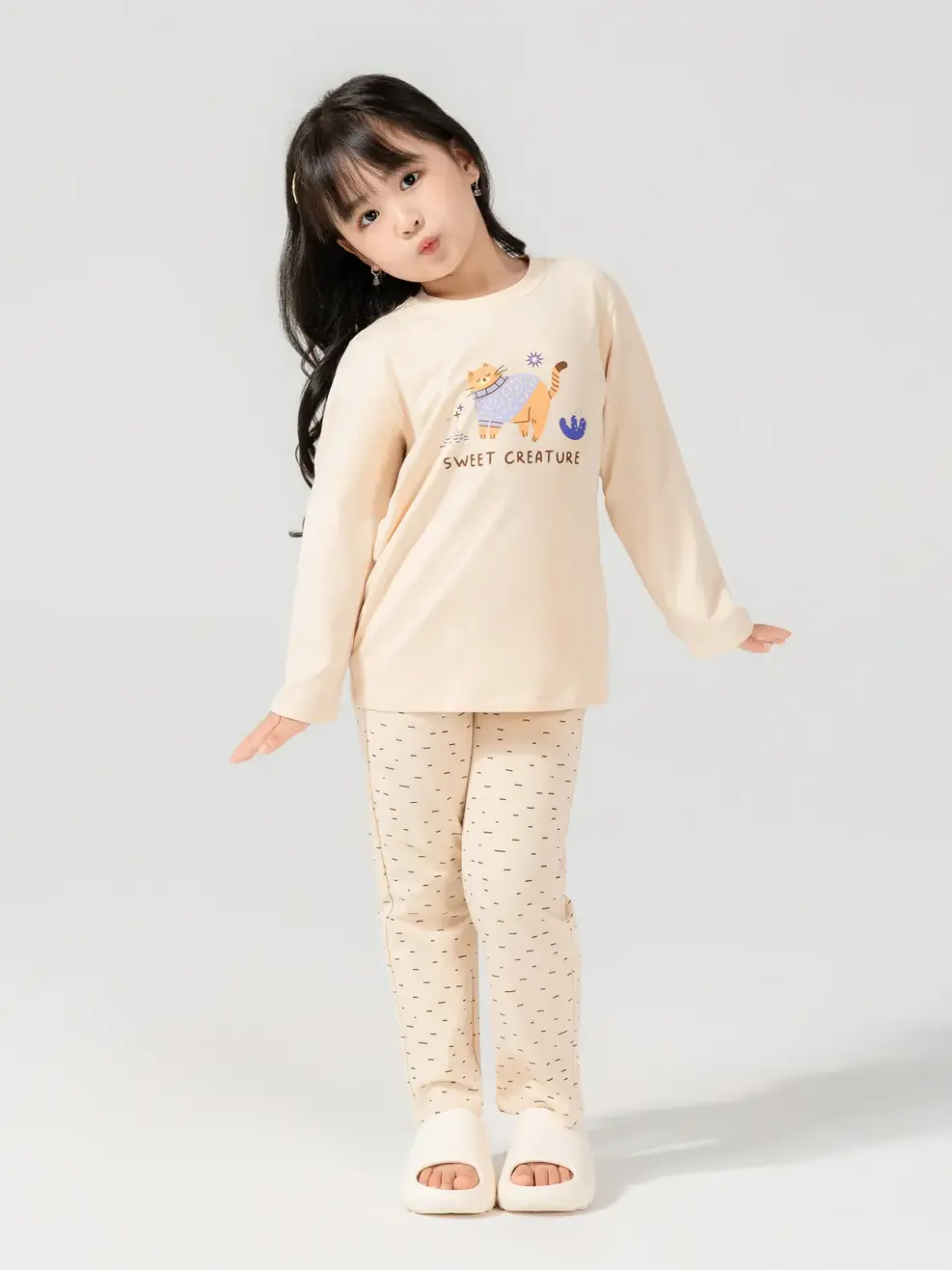 Bộ Đồ Thu Đông Trẻ Em Cat - Be - 2-3