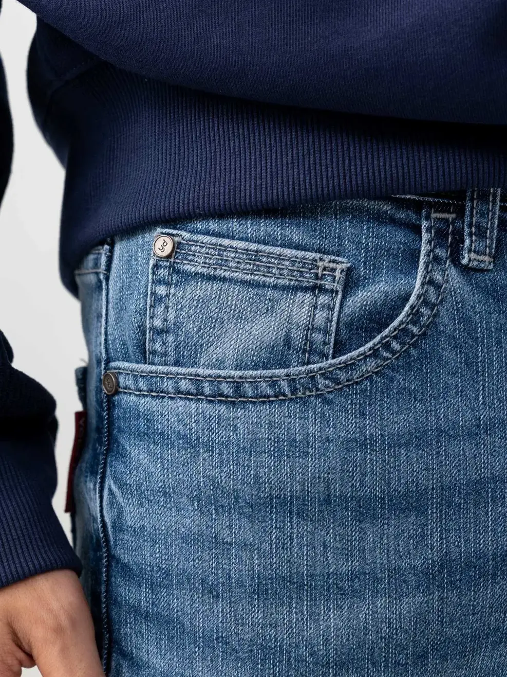 Quần Jean Nam Slim Cotton Dễ Mặc  - Xanh - 28