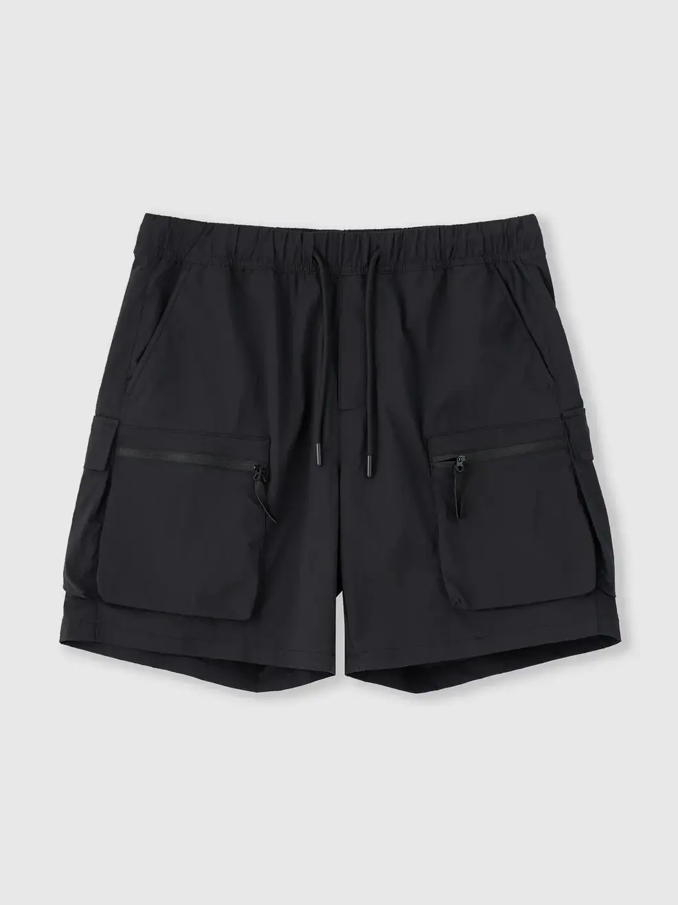 Quần Shorts nam cạp chun túi hộp - ĐEN 002 - 29