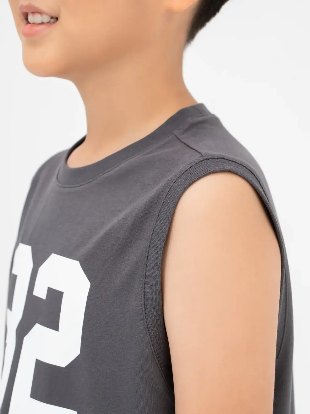 Đồ Bộ Kid Lớn Ba Lỗ In 82 - Ghi Đậm - 12