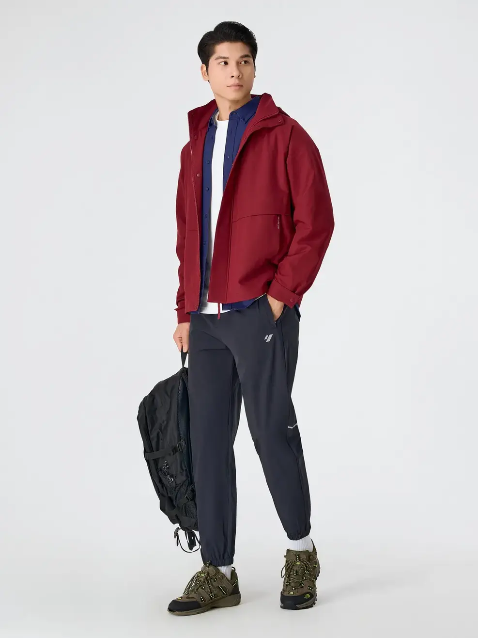 Áo Khoác Gió Nam 4c Plus Dáng Suông - ĐỎ 045 - M