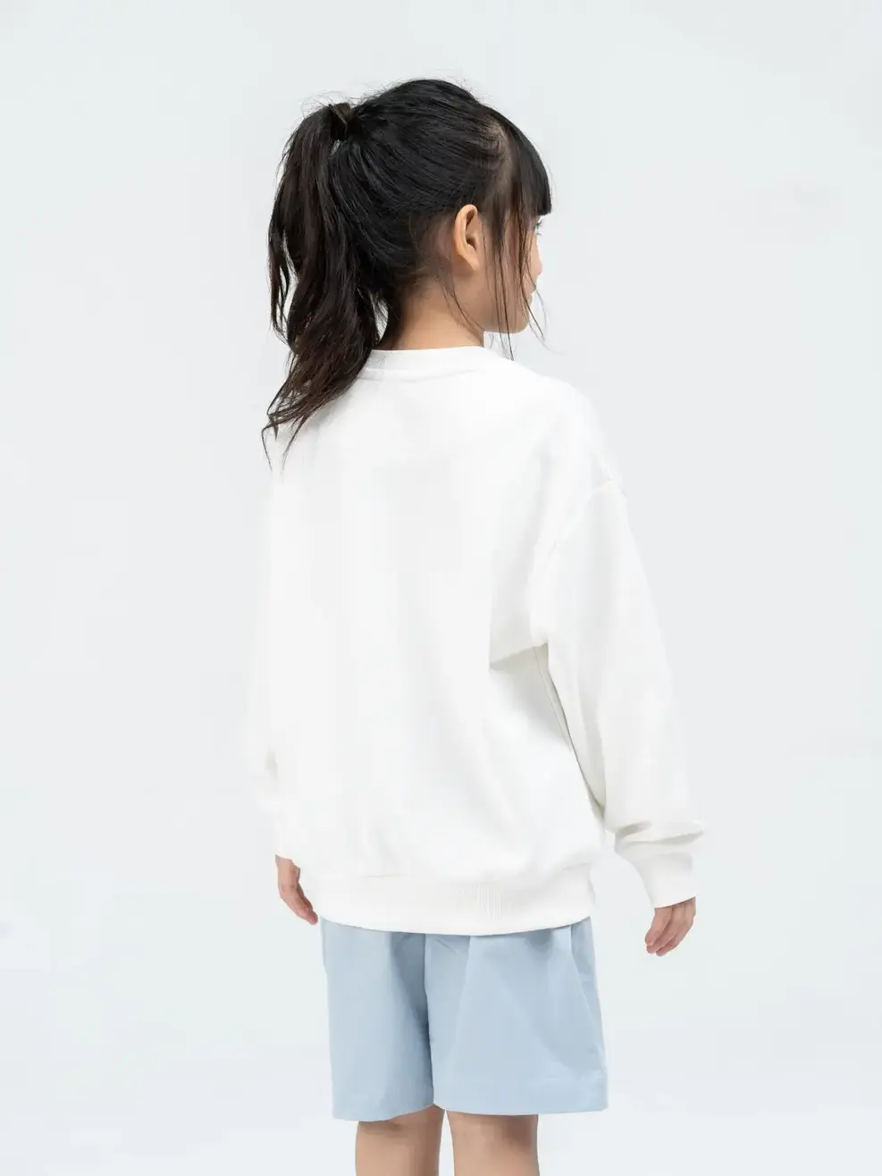 Áo nỉ trẻ em in MARS - Trắng - 2