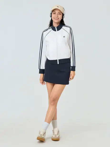 Bộ Đồ Nỉ Thể Thao Nữ Chân Váy Năng Động