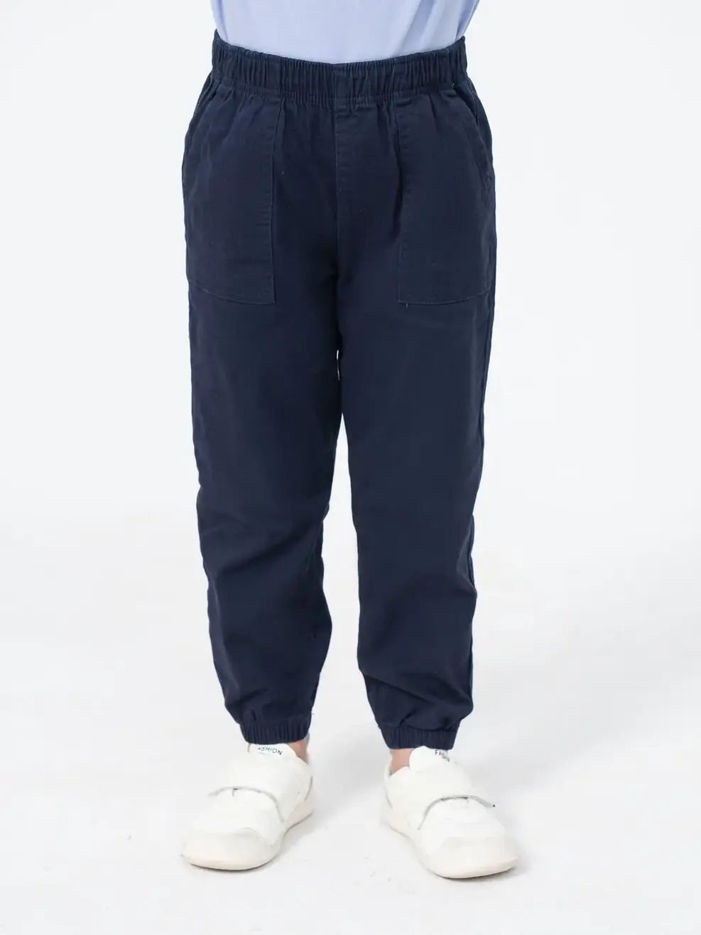 Quần khaki trẻ em jogger - Tím than