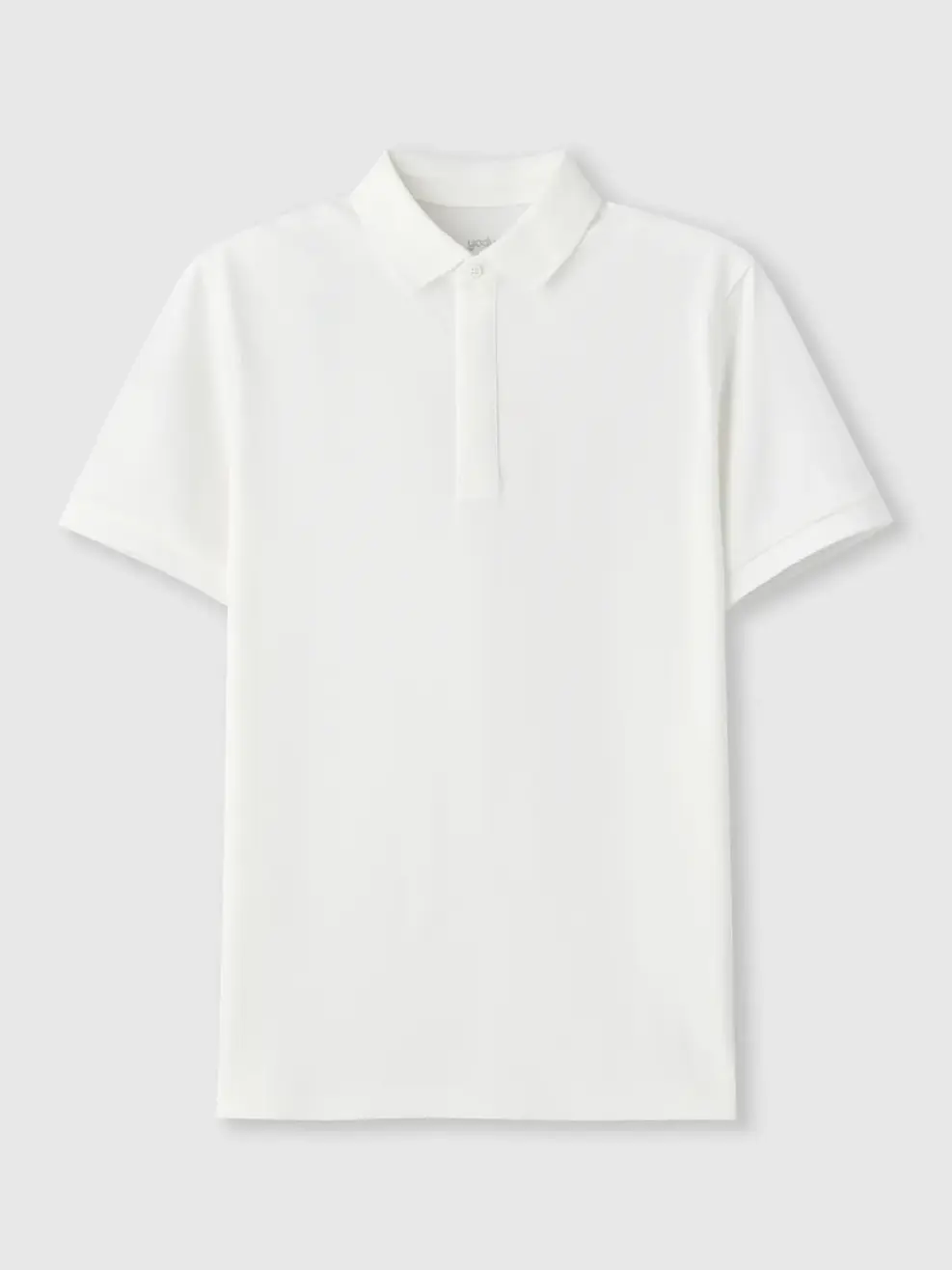 Áo Polo Nẹp Che Cúc - White 004 - S