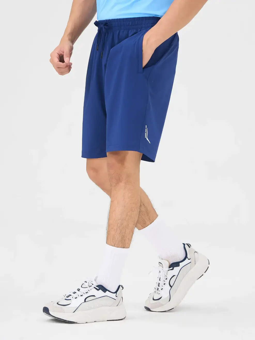 Quần Sooc Thể Thao Nam In Sau  - Xanh dương - 32