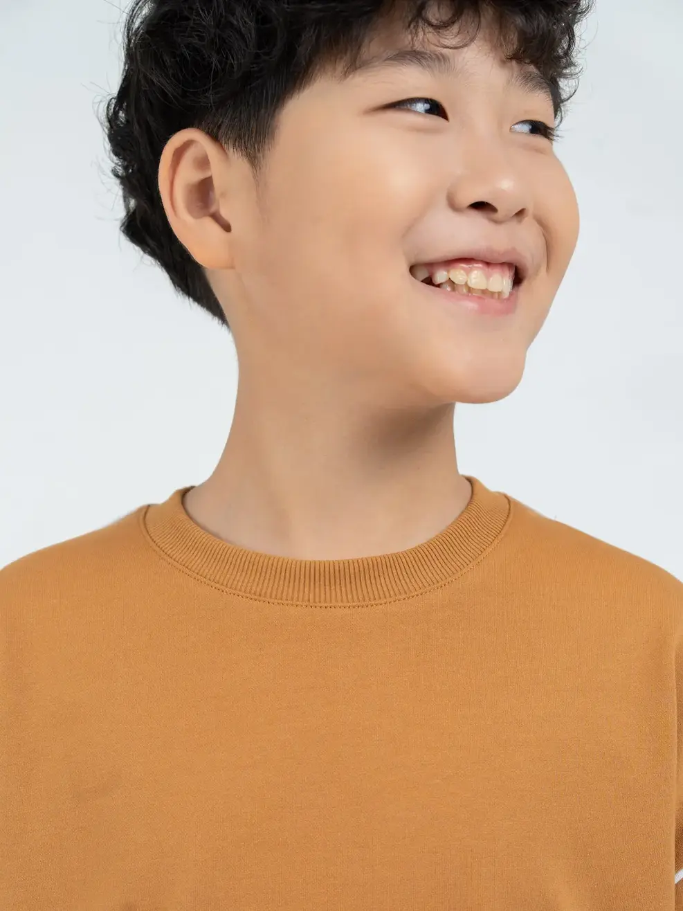 Bộ kid lớn phối viền - Nâu - 10