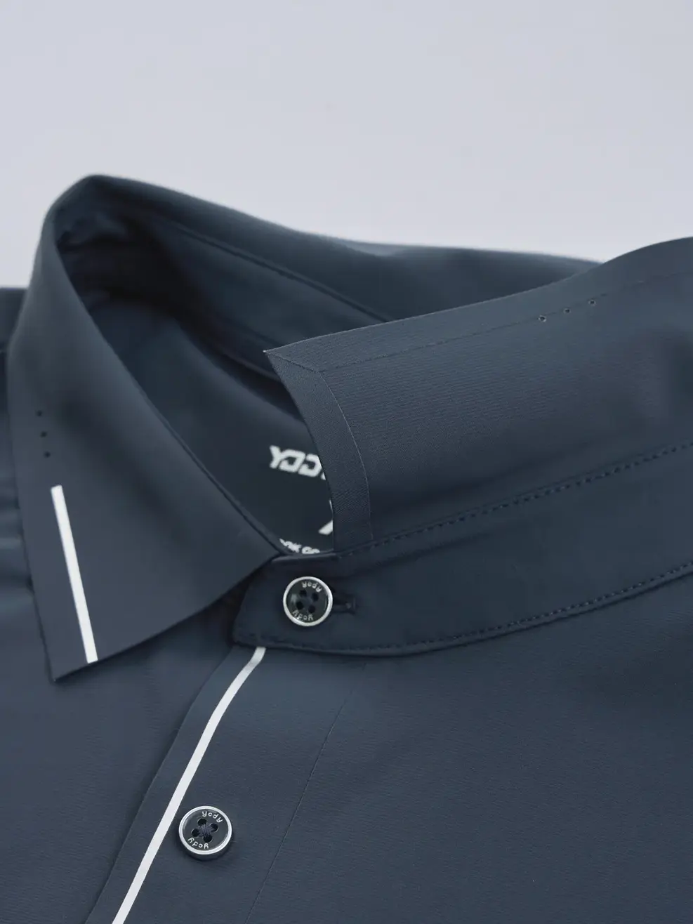 Áo Polo Nam Thể Thao Ép Seam Gấu Áo - Navy 014 - M