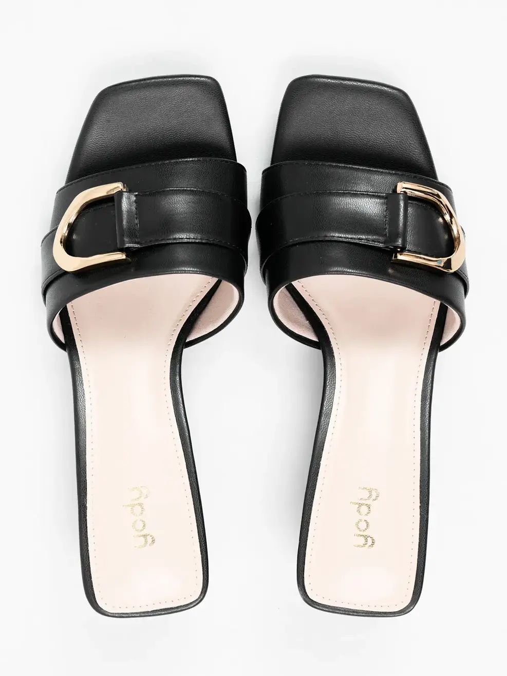 Giày Dép Sandal Nữ Khuy Đai - Đen - 35