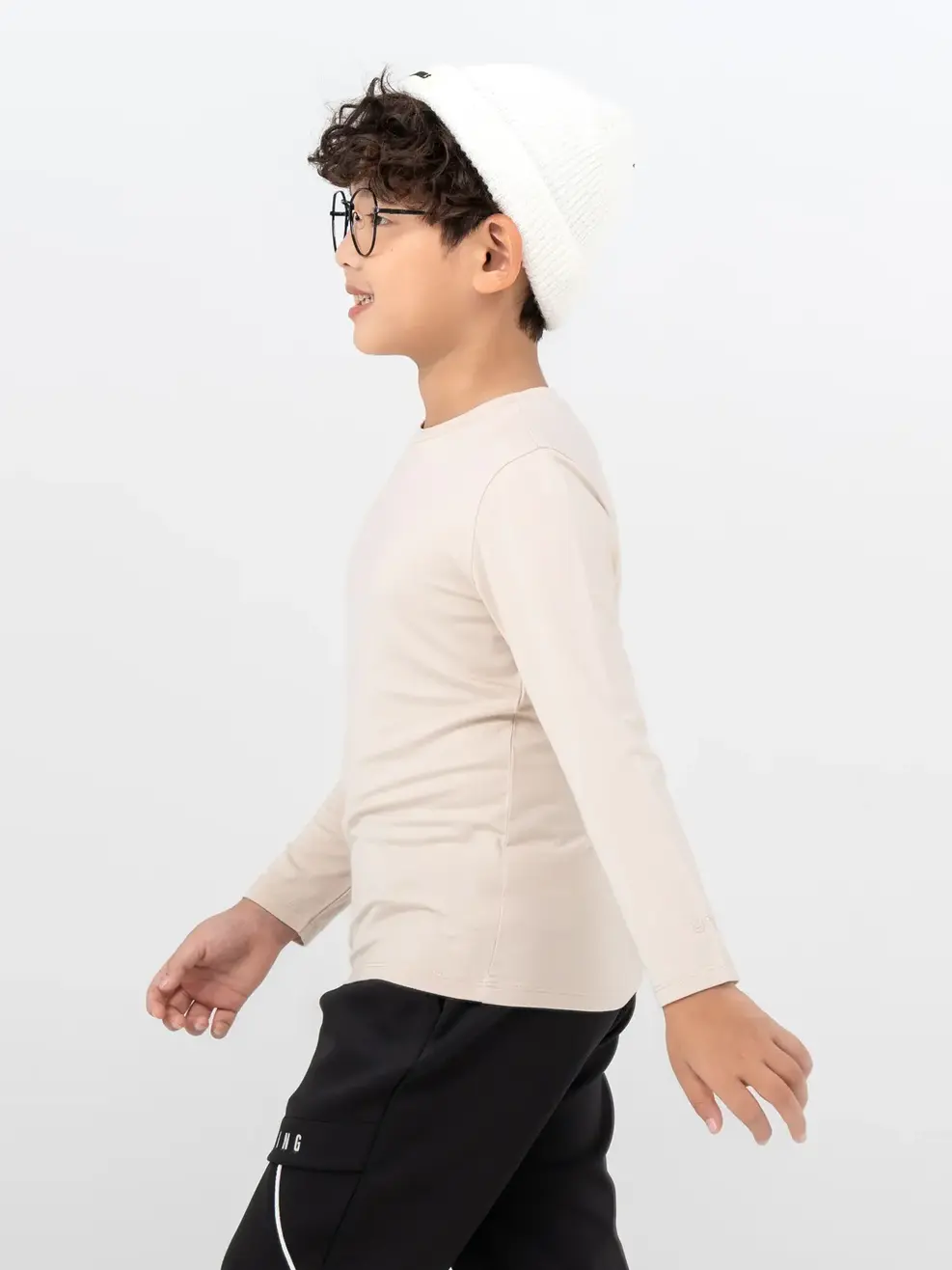 Áo Thun Trẻ Em Giữ Nhiệt Bamboo - Be - 2