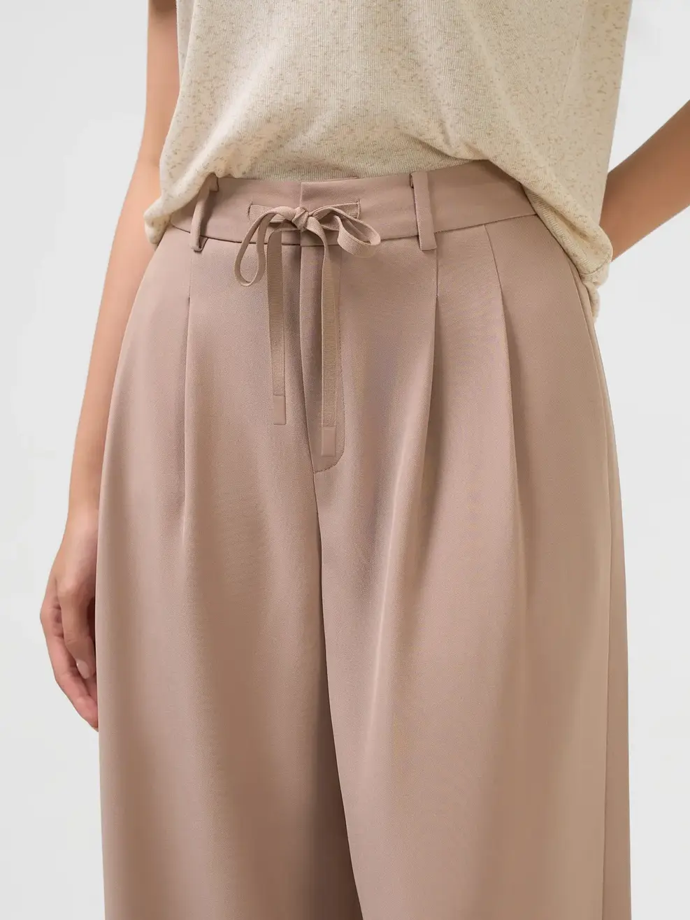 Quần Dài Suông Dây Rút Eo Súp Kép - BEE 004 - M