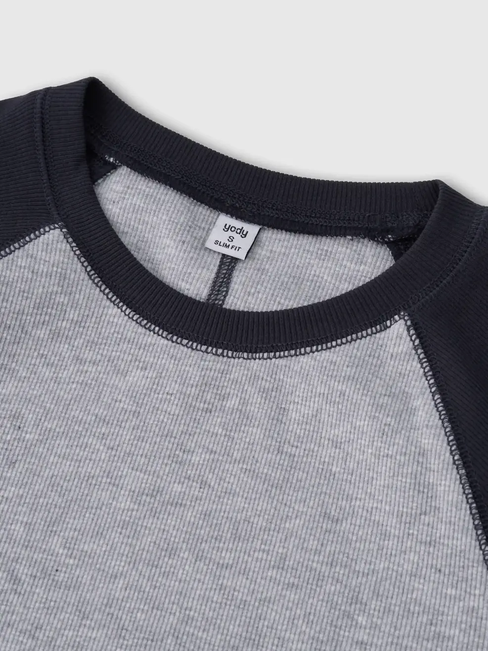 Áo Phông Dài Tay Nữ Tay Raglan Phối Màu Form Simfit - Navy 031 - S