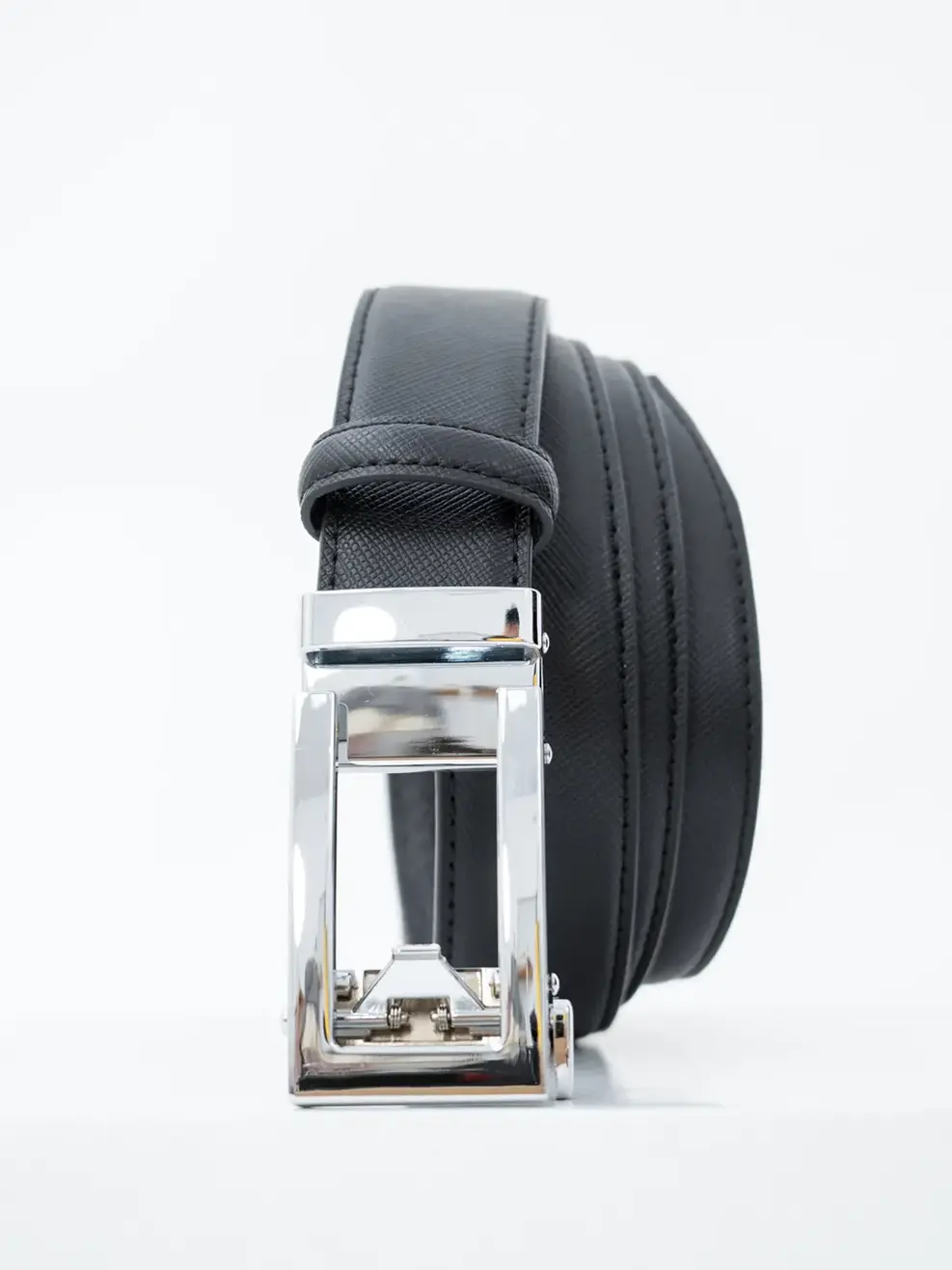 Thắt lưng nam da thật 100%-19 - Đen