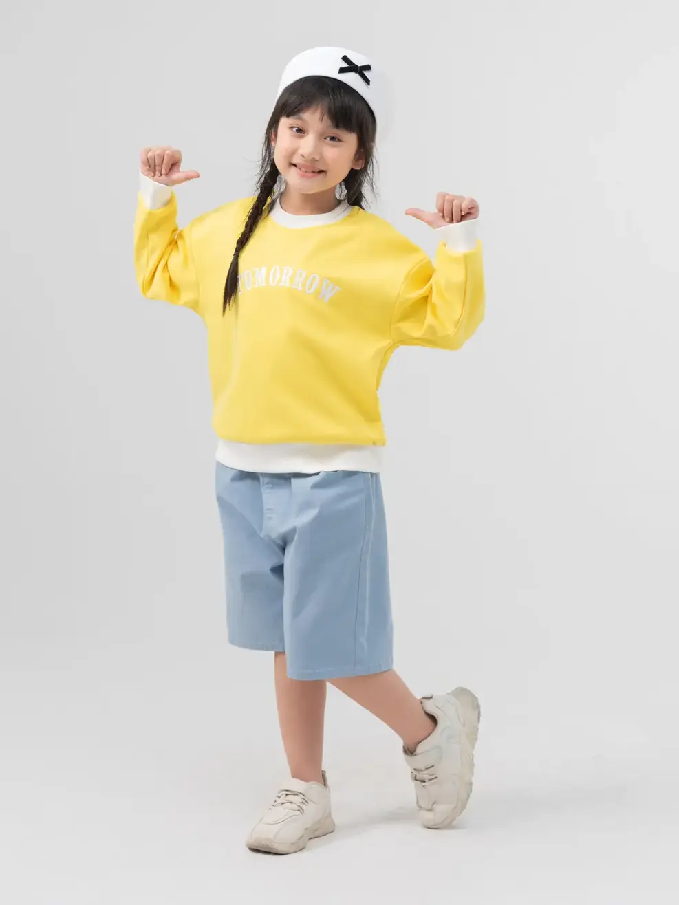 Áo Dài Tay Kid Tomorrow - Vàng - 4