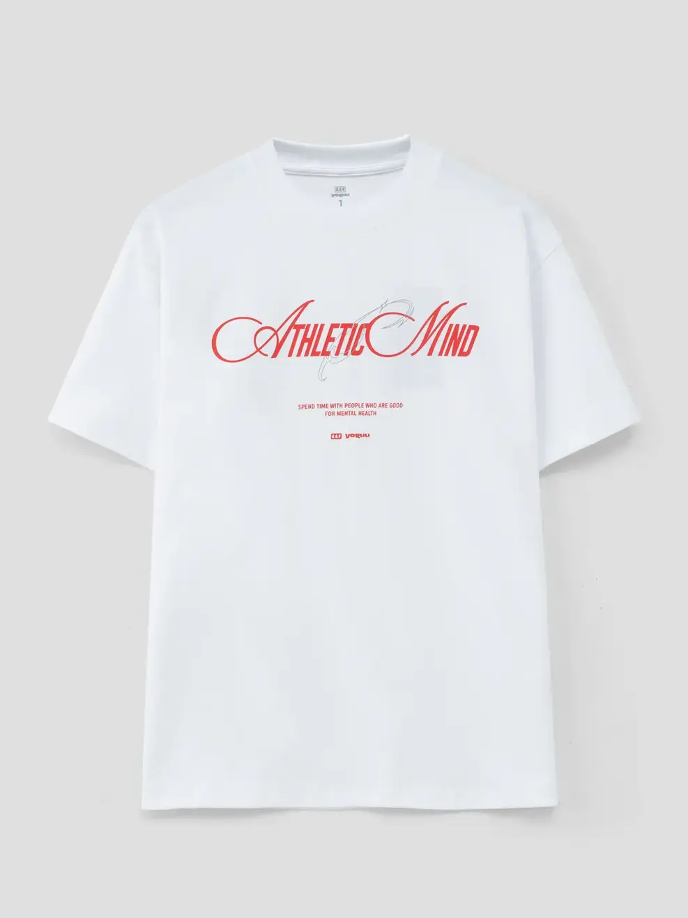 T-shirt Oversize Athletic Mind - Trắng - 0