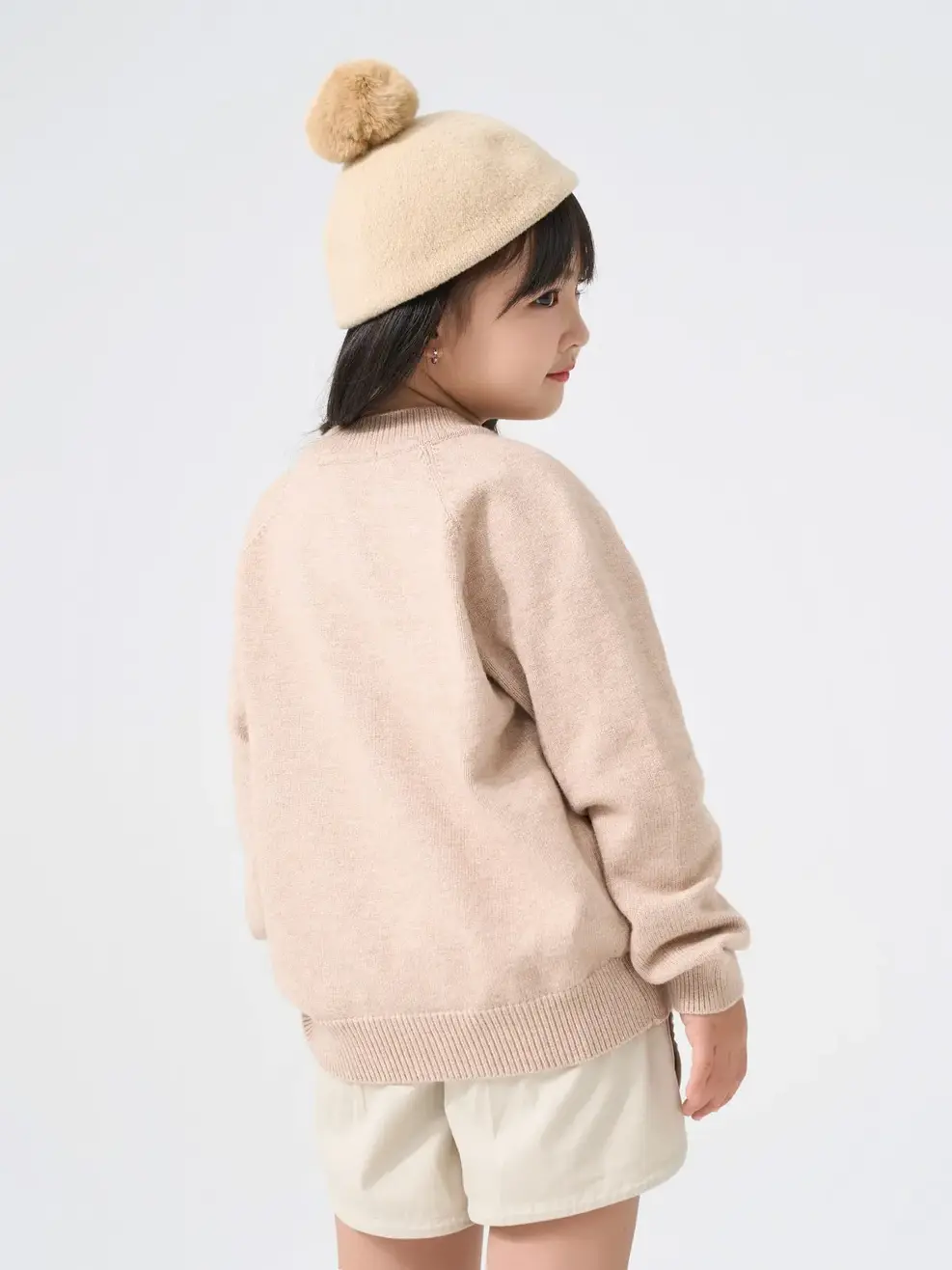 Áo Len Trẻ Em Cừu Vui Vẻ - Nâu - 2-3