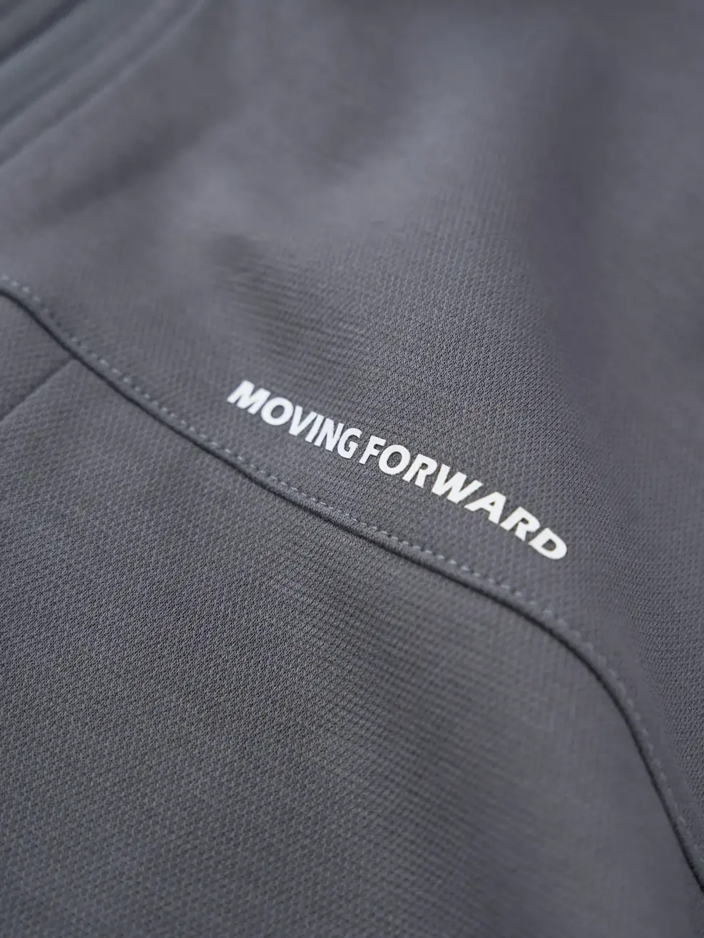 Áo Khoác Nỉ Thể Thao Nam Moving Forward - Xám đậm - M