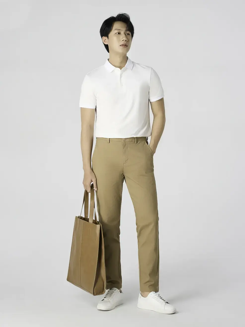 Áo Polo Thể Thao Phối Lưới Thoáng Khí - TRẮNG 012 - M