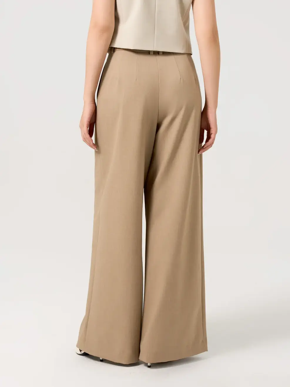 Quần Âu Nữ Dáng Suông Súp Cá Tính  - Nâu - M