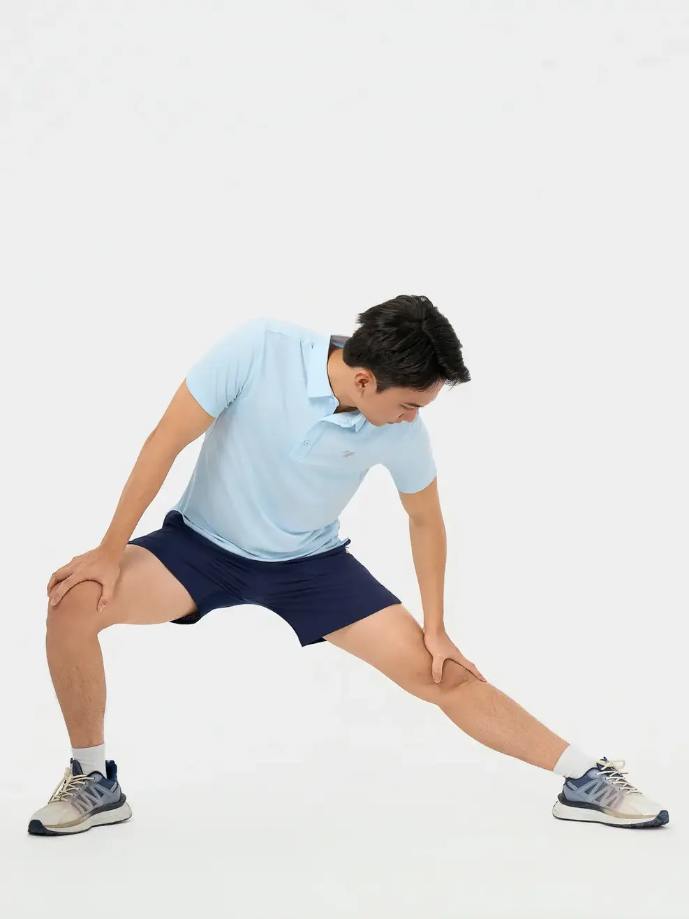 Áo Polo Thể Thao Nam Essential -  Xanh Da Trời 235 - M