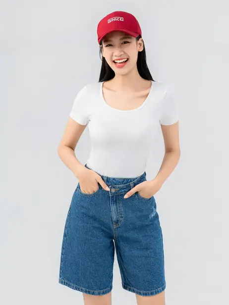 T-shirt Nữ Cổ Rộng Crotop