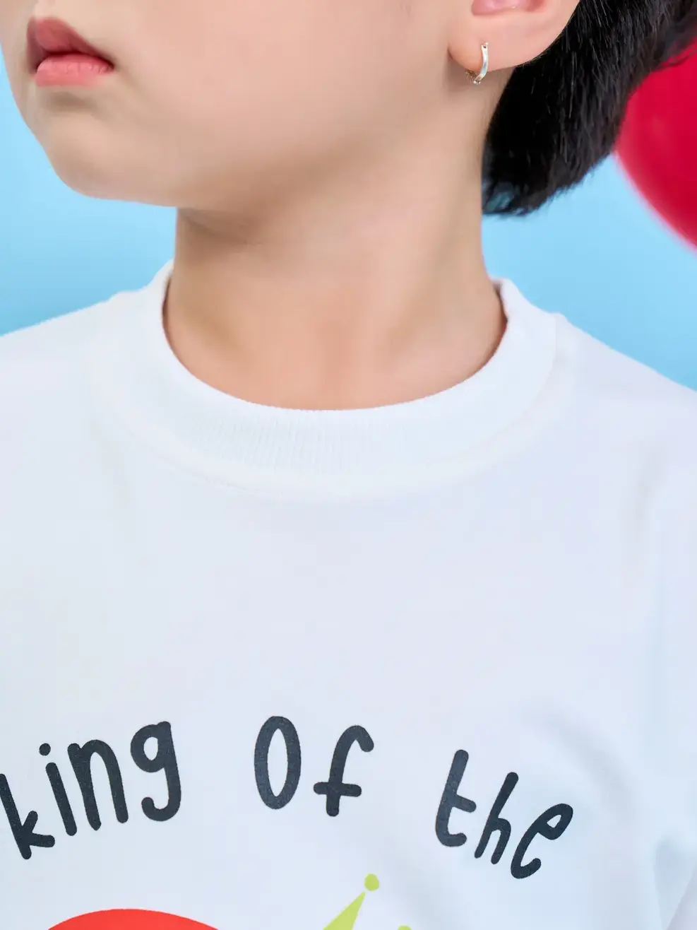 Áo nỉ kid Lion King - Trắng - 2