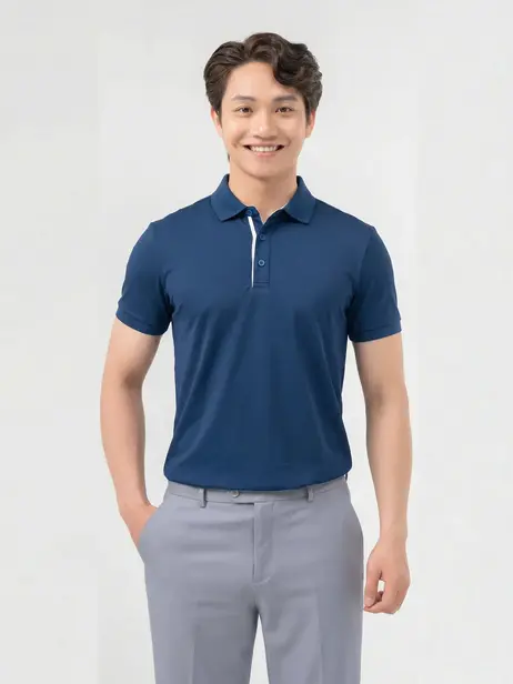 Áo Polo Nam Icecafe In Sườn