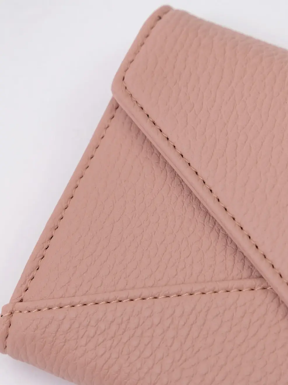 Ví nữ dài da nhân tạo crossgrain - Hồng
