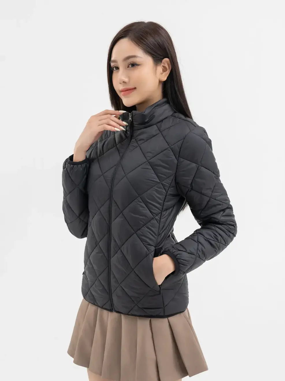 Áo Phao Áo Phao Nữ Trần Trám (PHN6040) - Đen 001 - S