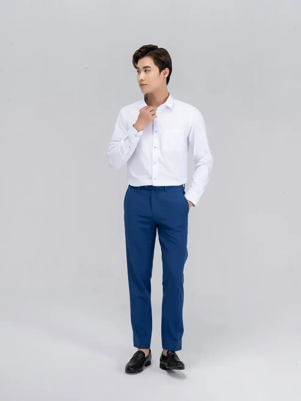 Áo Sơ-mi Nam Túi Ngực 3M (SPM5005 Onl) - TRẮNG 023 - M