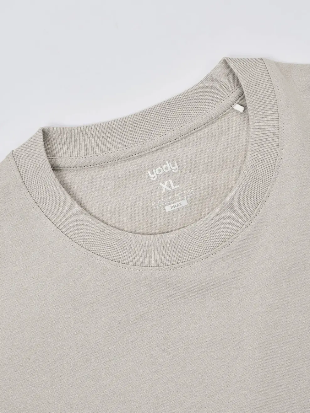 T-shirt Nam Relax Can Chỉ - Ghi nhạt - M