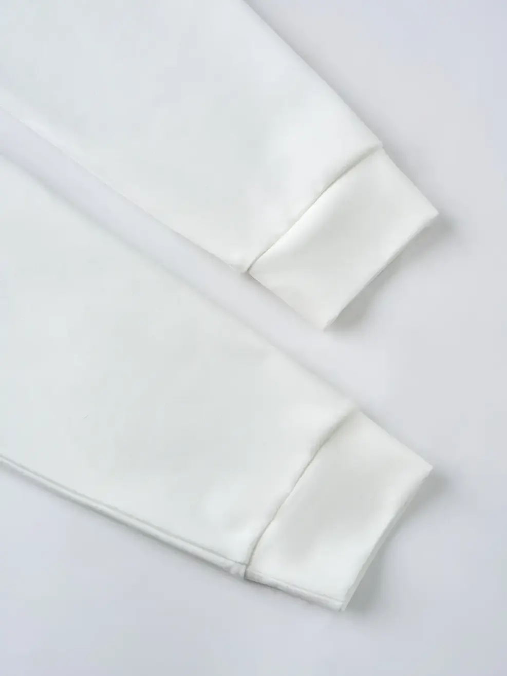 Áo Nỉ Nam Tay Raglan Bo Phối - Trắng 001 - M