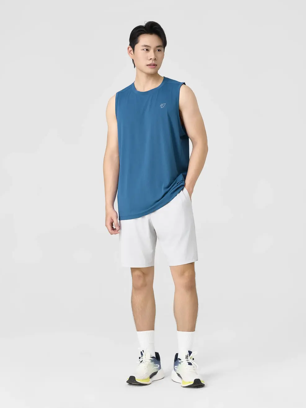 Áo Ba Lỗ Nam Thể Thao Siêu Nhẹ Exdry - màu ngọc lam 001 - M