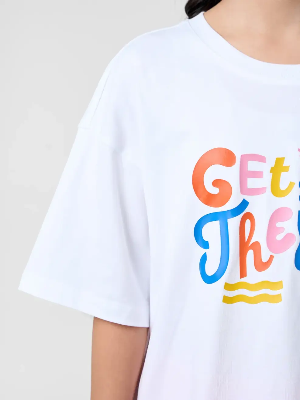 Bộ Đồ Bé Gái Get Into The Wild - Trắng 001 - 8-9