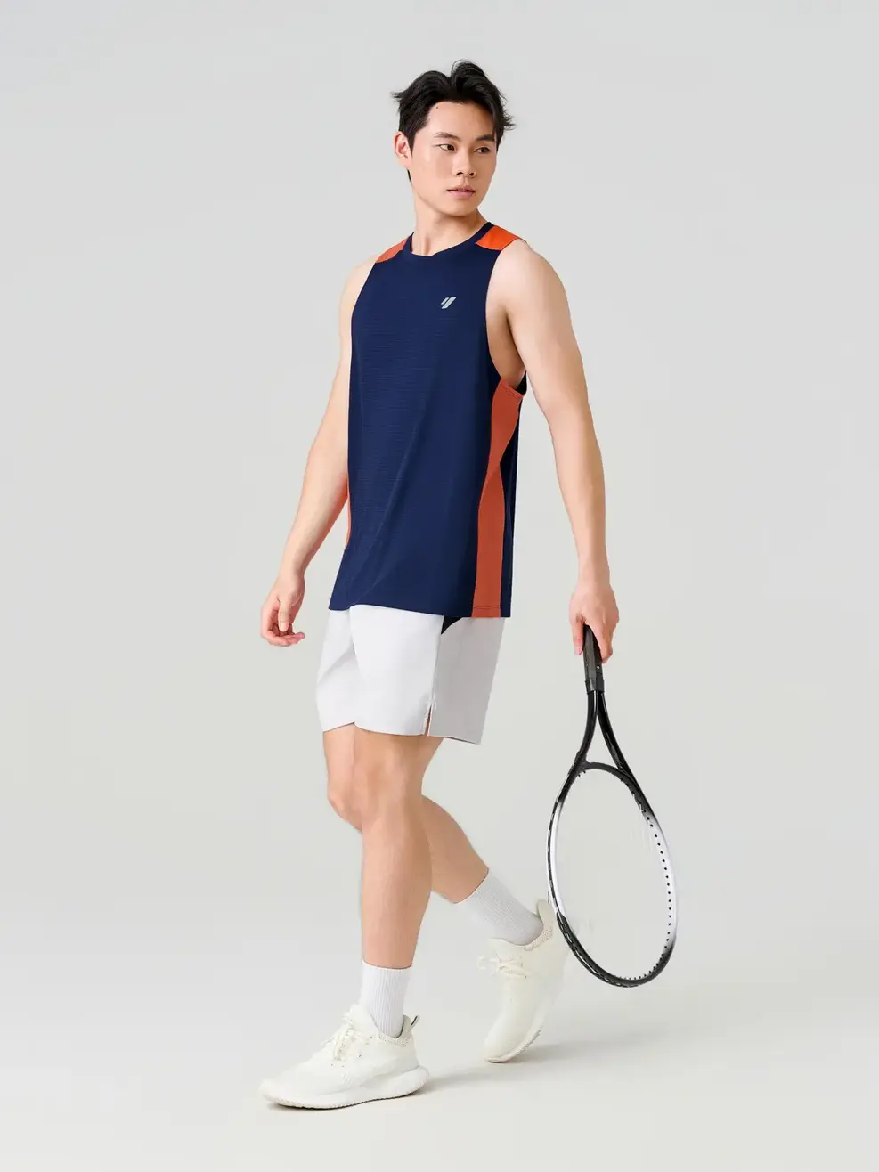 Áo Ba Lỗ Thể Thao Phối Màu  - Navy 008 - M