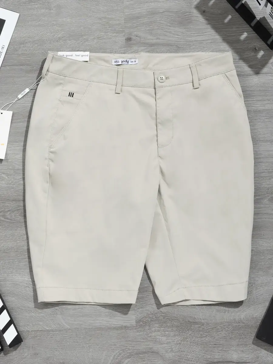 Quần Sooc Nam Phối Túi Sườn - Ghi Sáng - 34