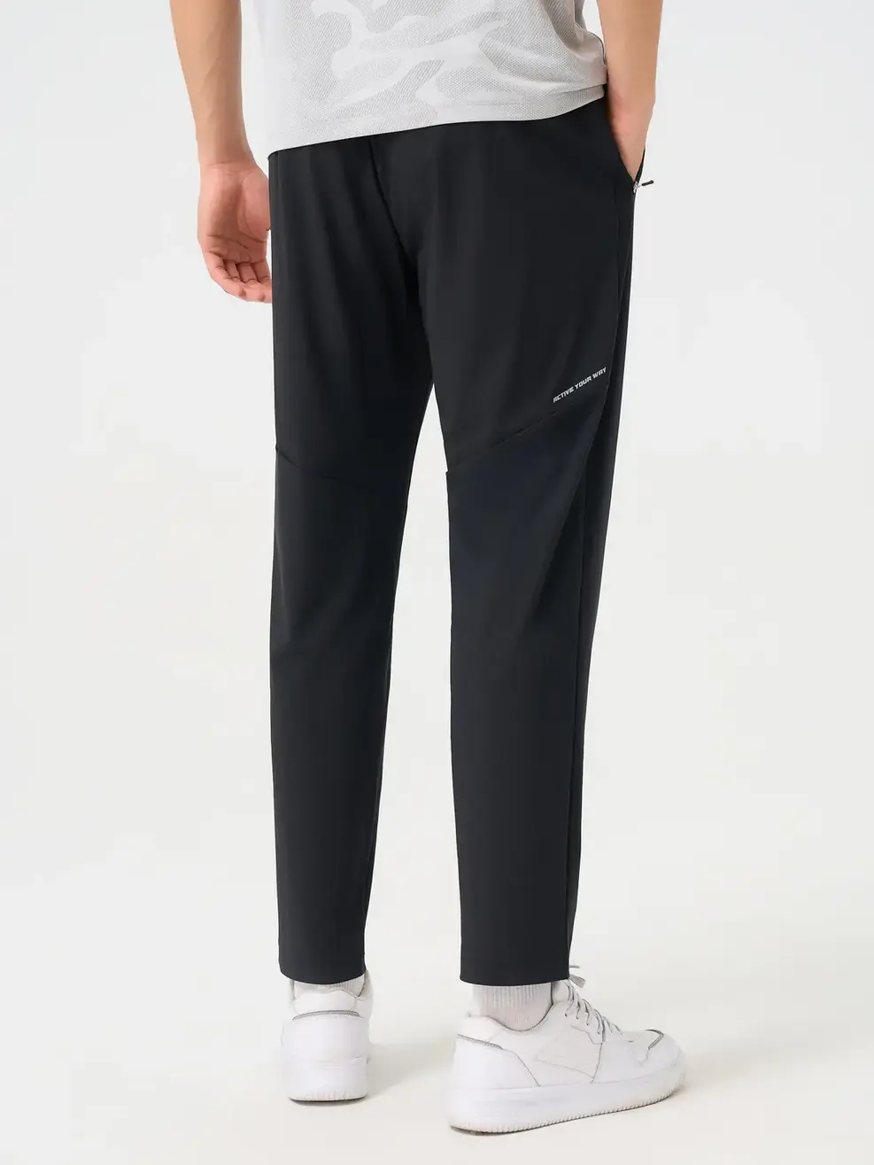 Quần Gió Dài Nam Thể Thao Active Your Way - ĐEN 002 - 29