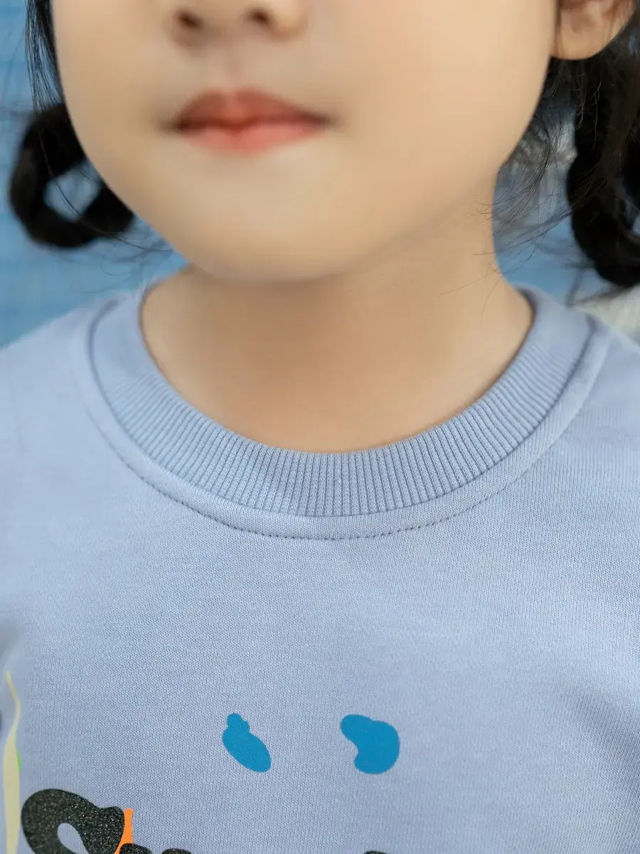 Áo nỉ kid Like star - Tím - 2