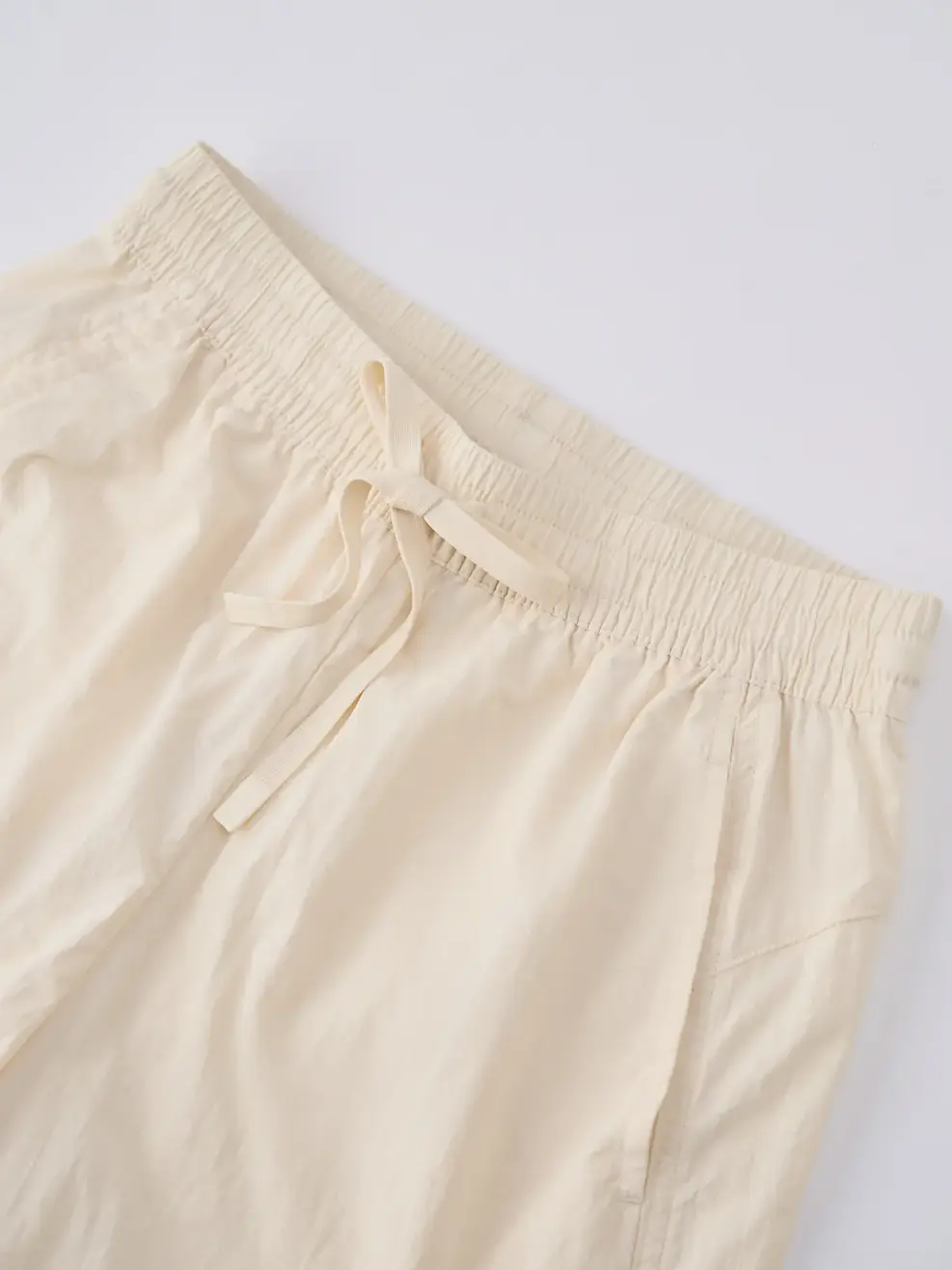 Quần Shorts Nữ thể thao lưng cao vải gió - Be 009 - S