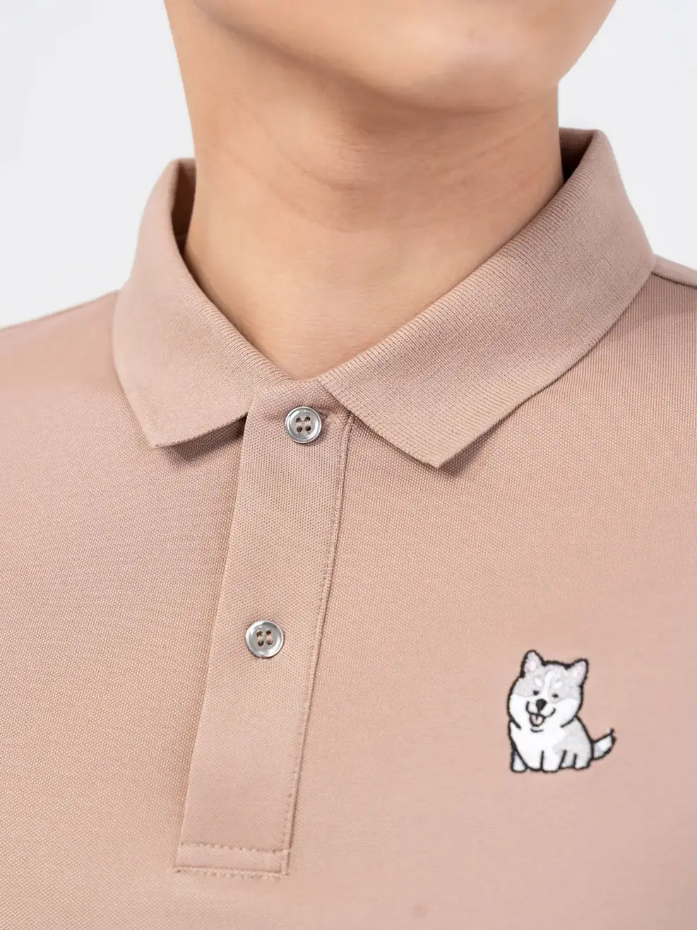 Polo nam thêu ngực - Cafe 2 - 3XL