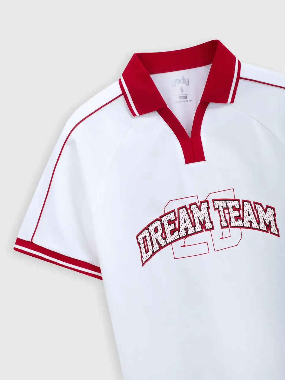 Áo Polo Dream Team - Trắng 001 - S