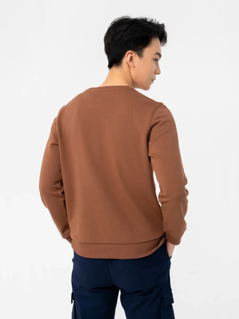 Áo Thun Đông Nam In Chữ City - Nâu - M