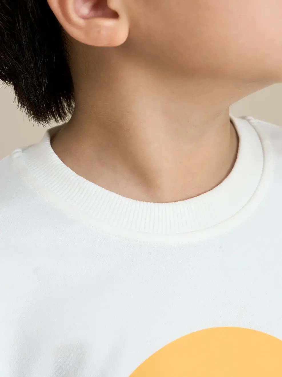 Bộ đồ kid in mặt cười - Trắng phối navy. - 2