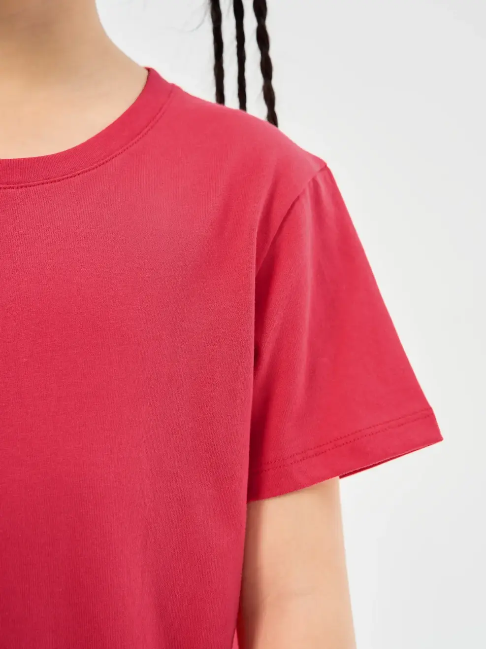 T-shirt Kid Bé Cơ Bản Cotton Usa - Hồng - 2