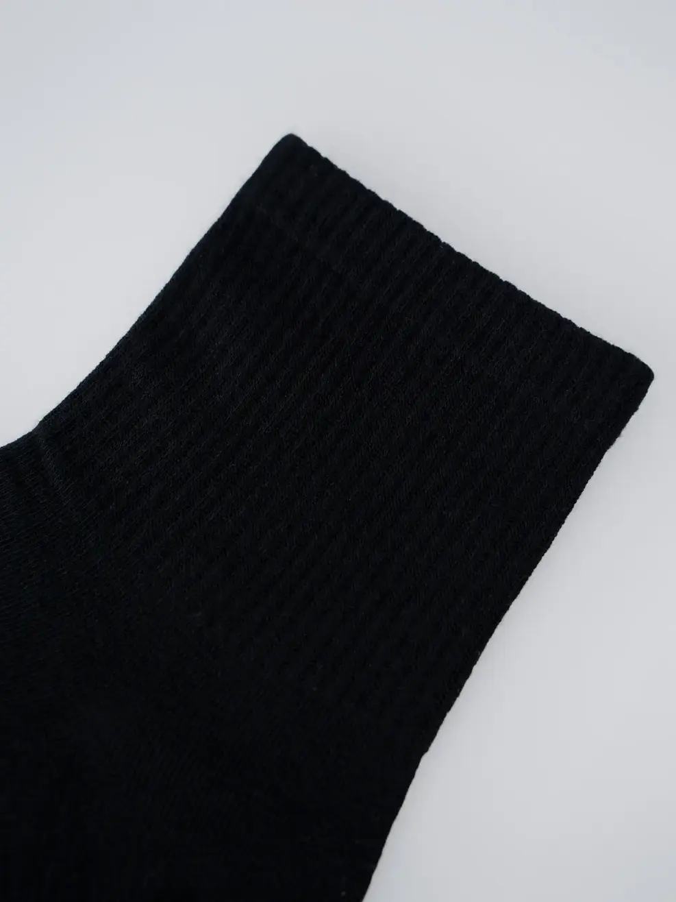 Tất Nam Modal Cổ Lửng Dệt Gân Bàn Combo2 - ĐEN 002 - F