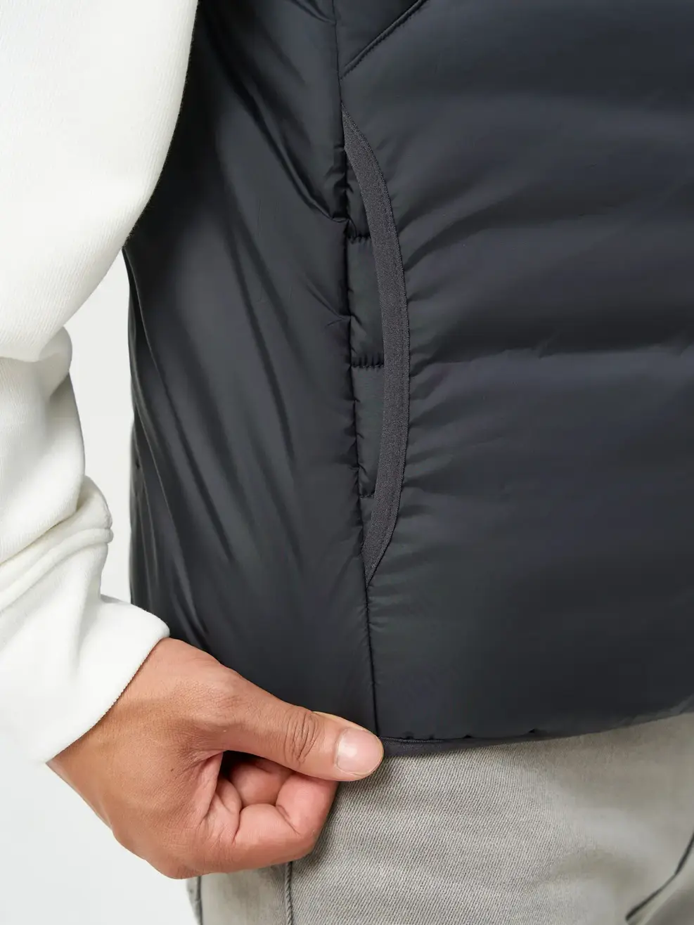 Áo Phao Gile Nam Thời Trang Kéo Khóa - ĐEN 002 - M