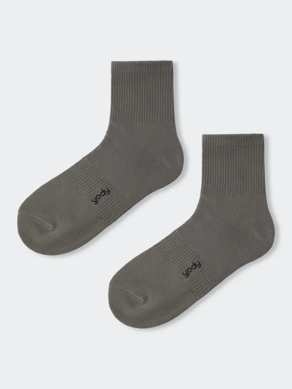 Tất Nam Modal Cổ Lửng Dệt Gân Bàn Combo2 - Nâu 090 - F