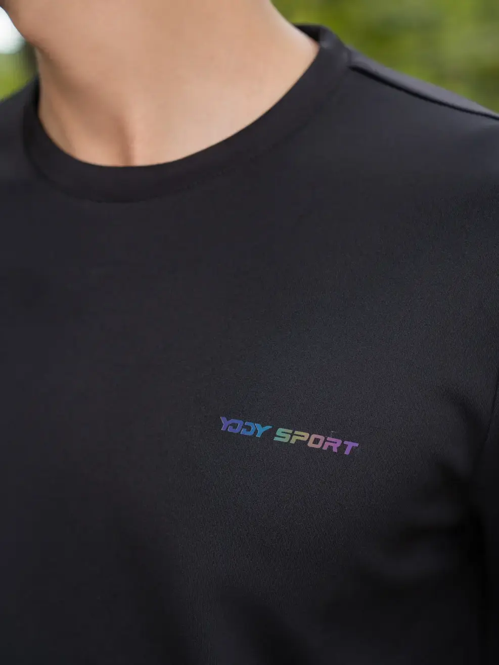 Bộ đồ thể thao nam in sọc - Đen - M